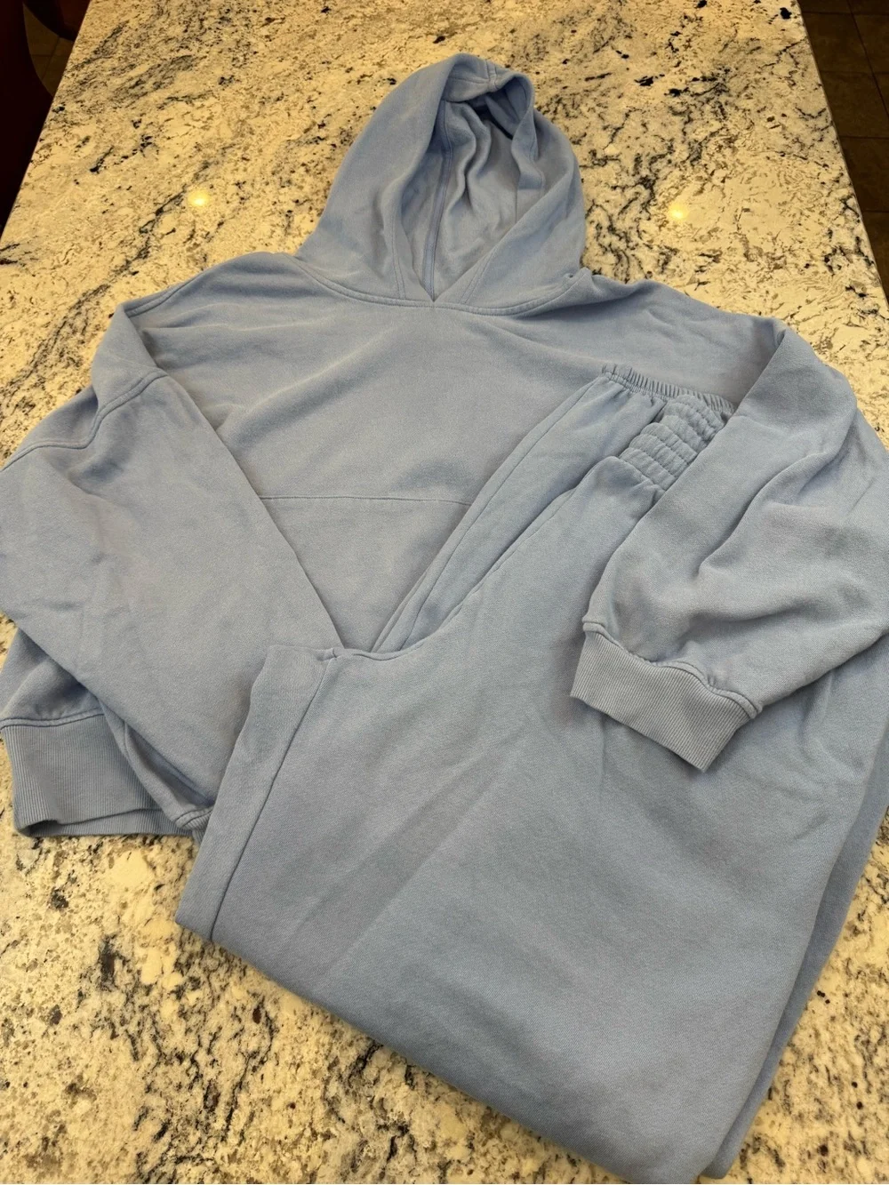 Old Navy SoComfy Pale Blue Hoodie & Jogger Sweat Set XXL Tall Lounge Set